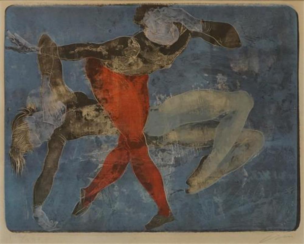 HANS ERNI (SWISS 1909-2015), DANCERS,