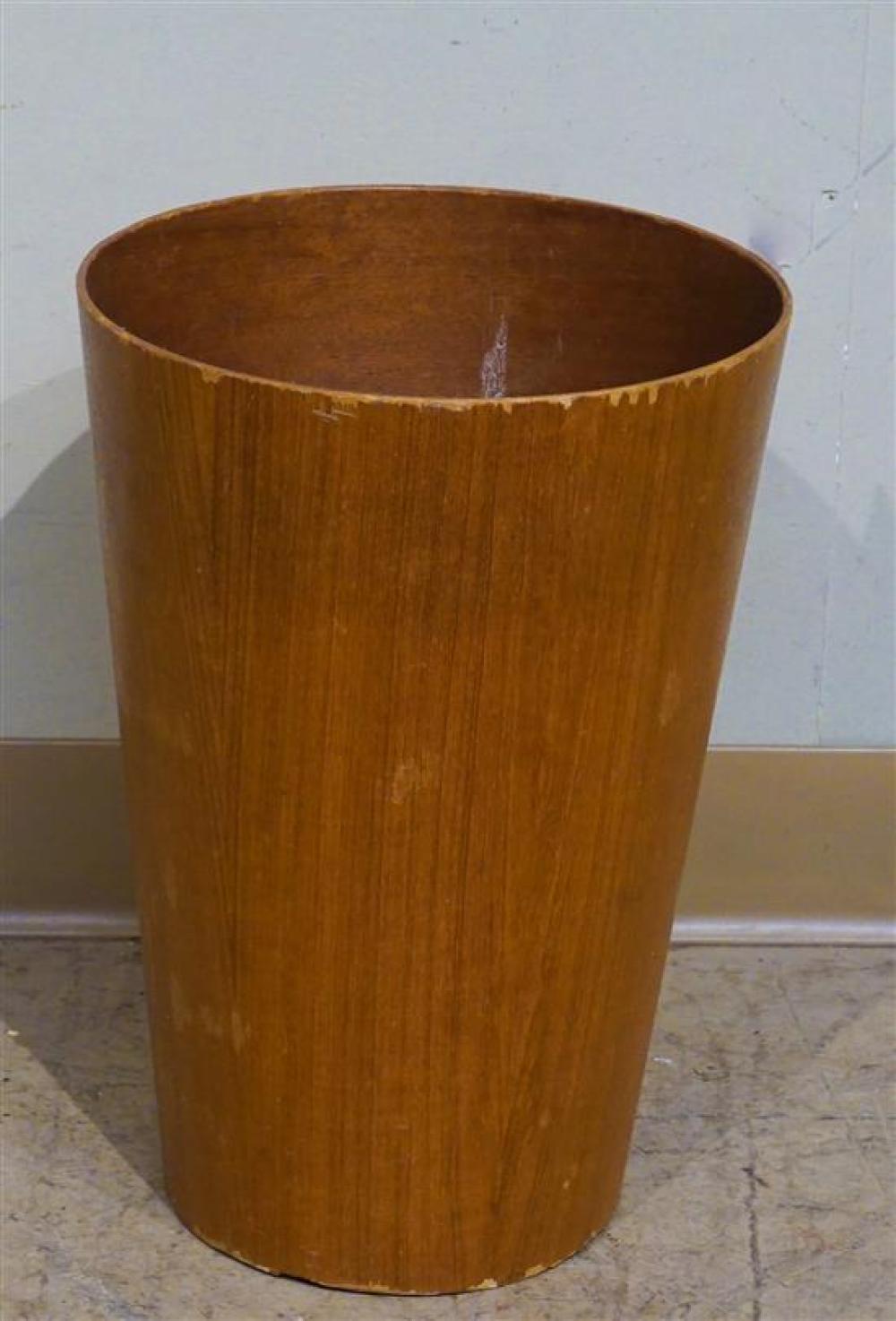 VIKING TEAK WASTE CAN (CHIPS AND