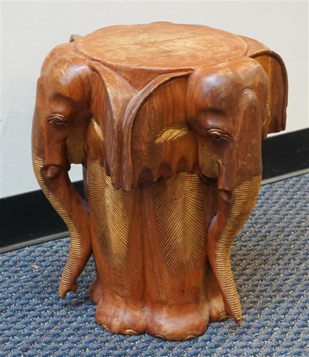 AFRICAN CARVED WOOD ELEPHANT  320f86