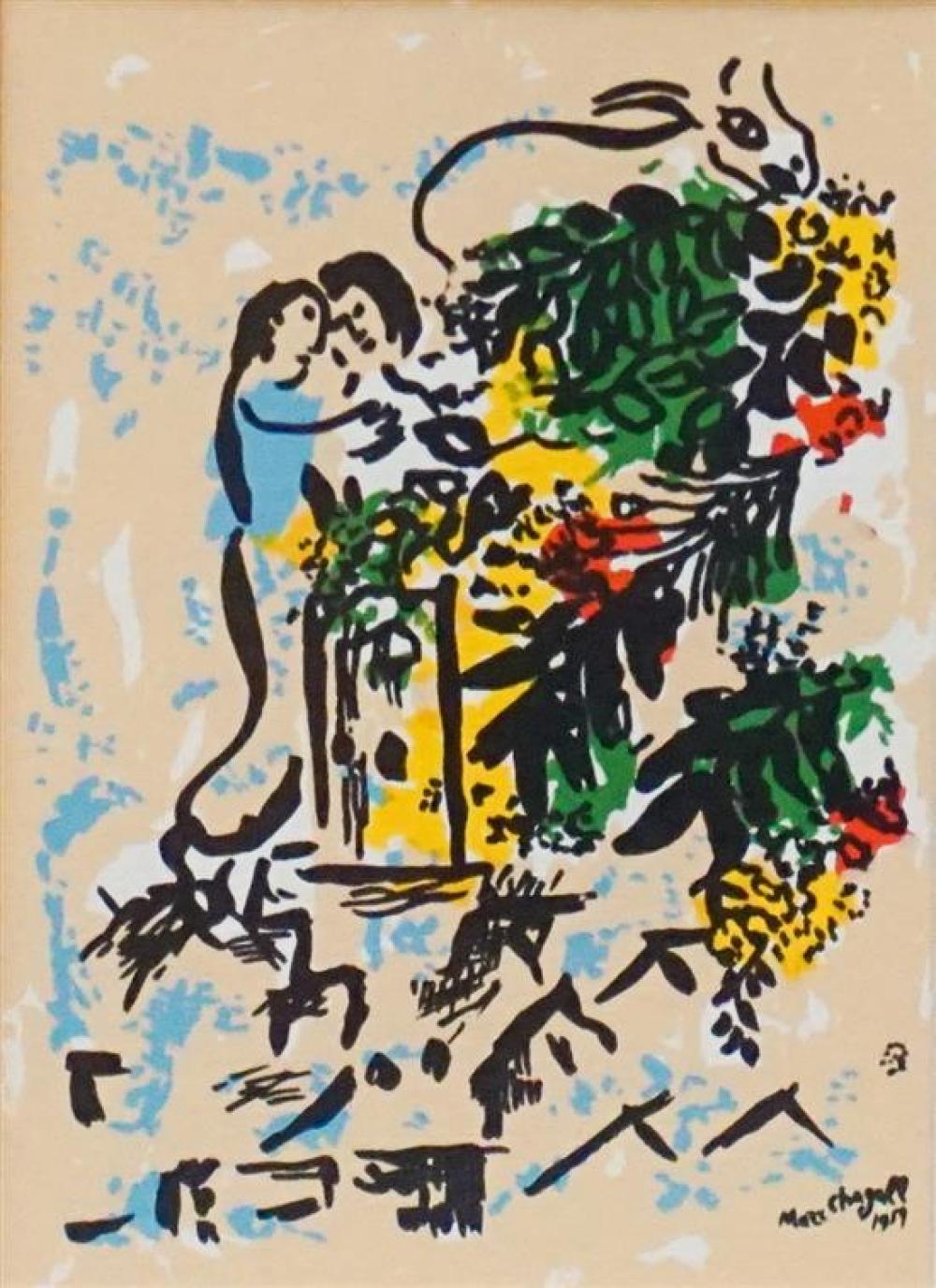 AFTER MARC CHAGALL, COLOR PRINT,