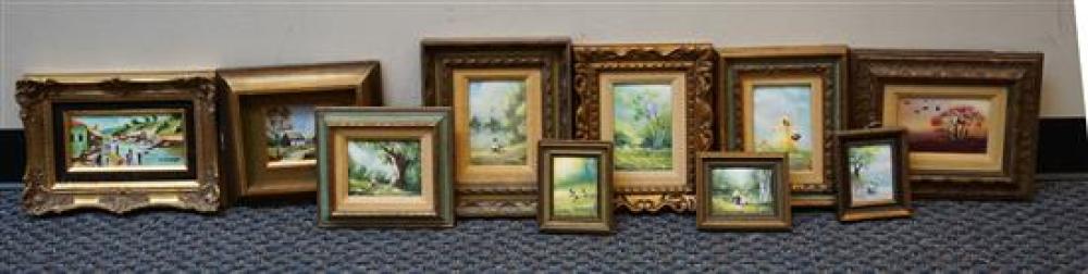 COLLECTION OF TEN ASSORTED FRAMED 321021