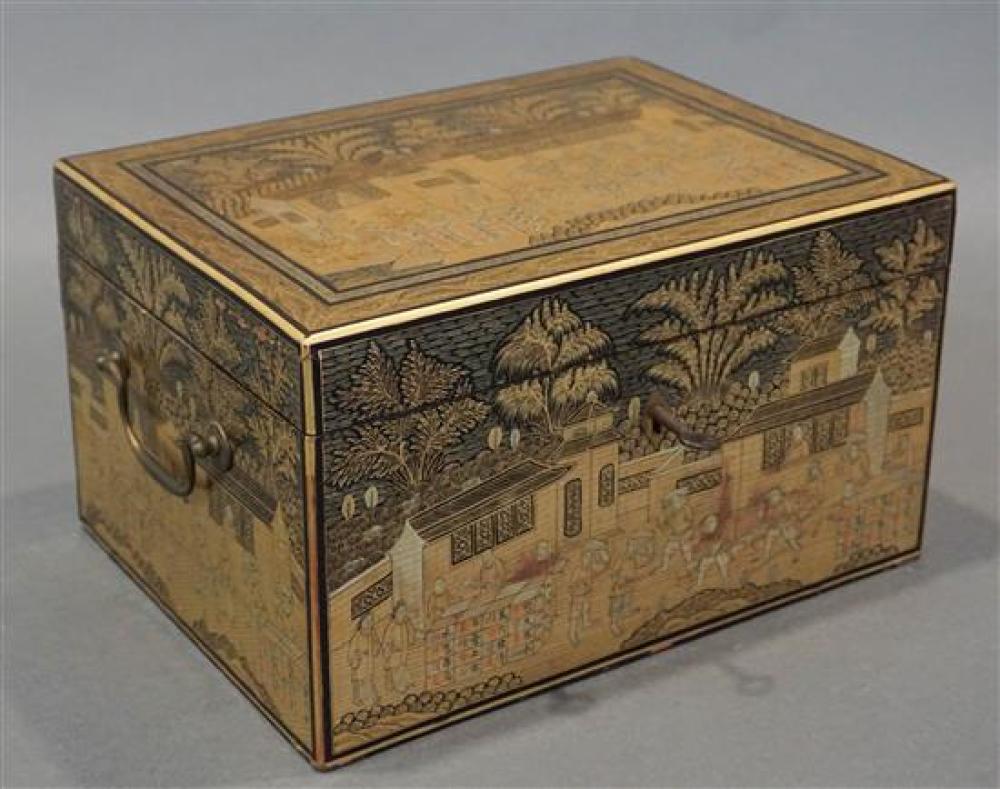 CHINESE EXPORT STYLE GILT DECORATED 321041