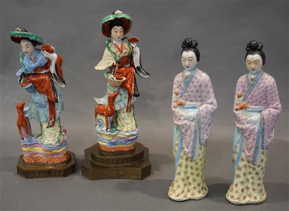 FOUR CHINESE DECORATED PORCELAIN 321078