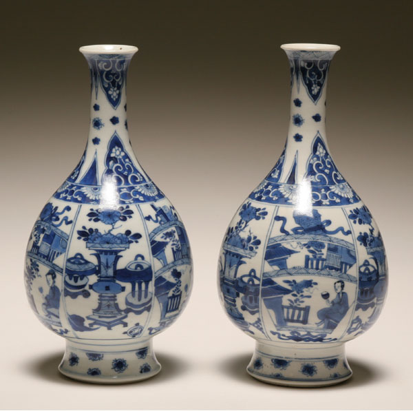 Pair Chinese late Qing dynasty