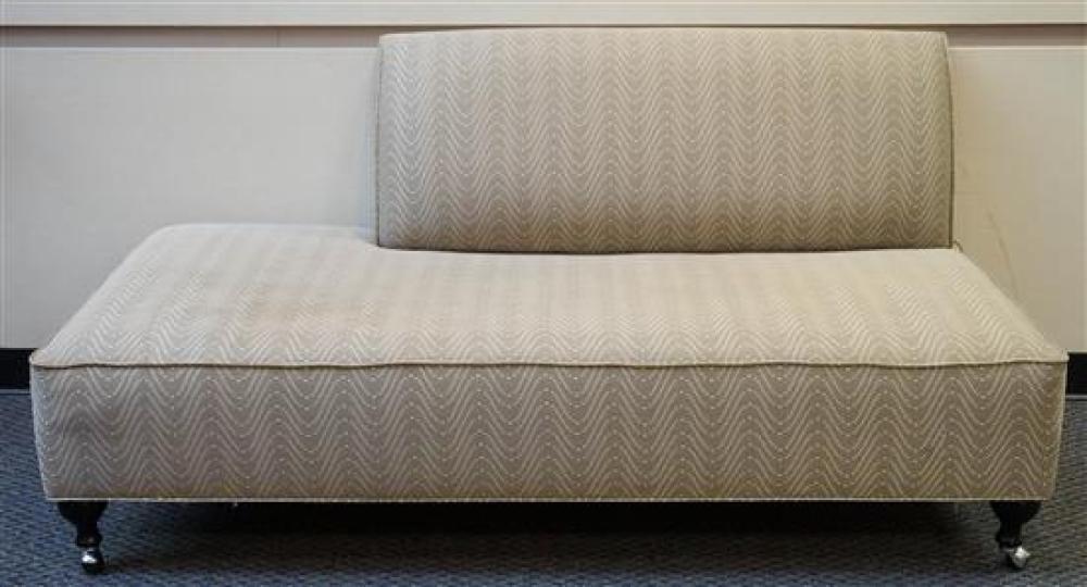 CONTEMPORARY ARMLESS SETTEE, LENGTH: