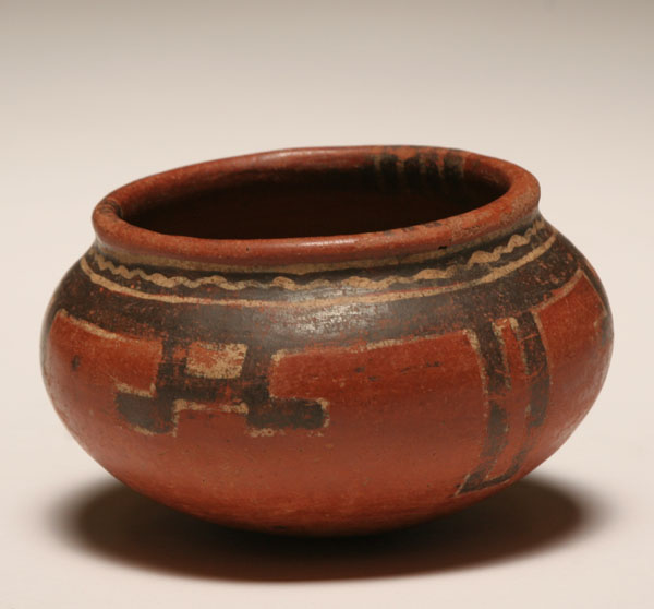Pre-Columbian polychrome ceramic