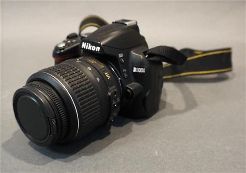 NIKON D3000 CAMERA WITH LENSNikon D3000