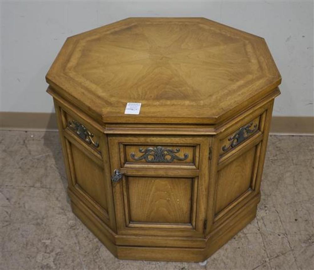 FRUITWOOD OCTAGONAL SIDE TABLEFruitwood 321207