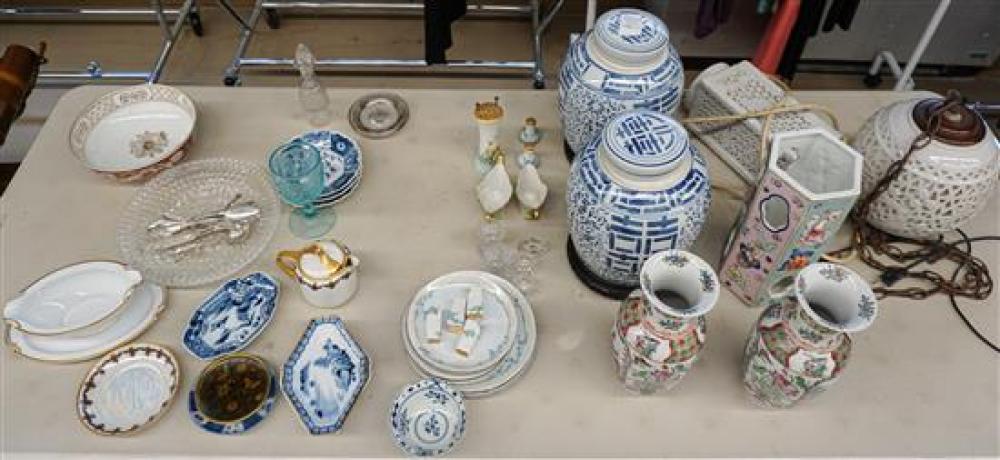 COLLECTION WITH ASIAN DECORATED