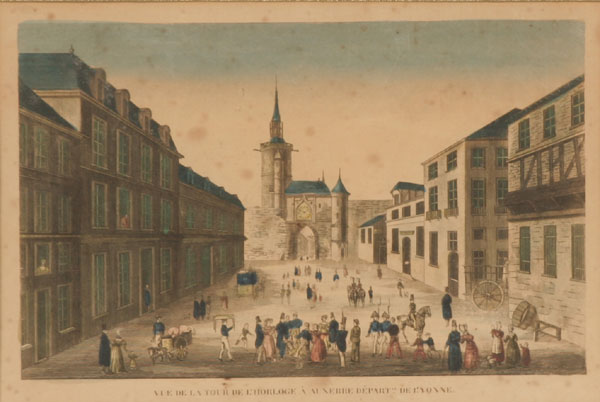 Two early 19th century French hand colored