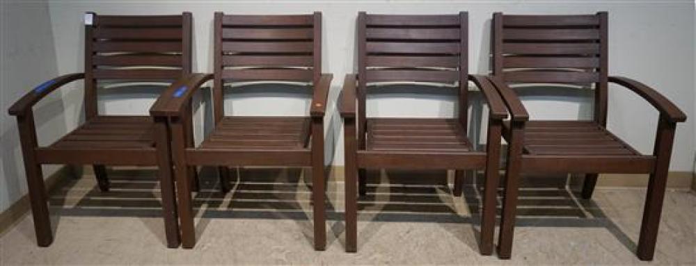 FOUR POTTERY BARN STAINED FRUITWOOD 321281