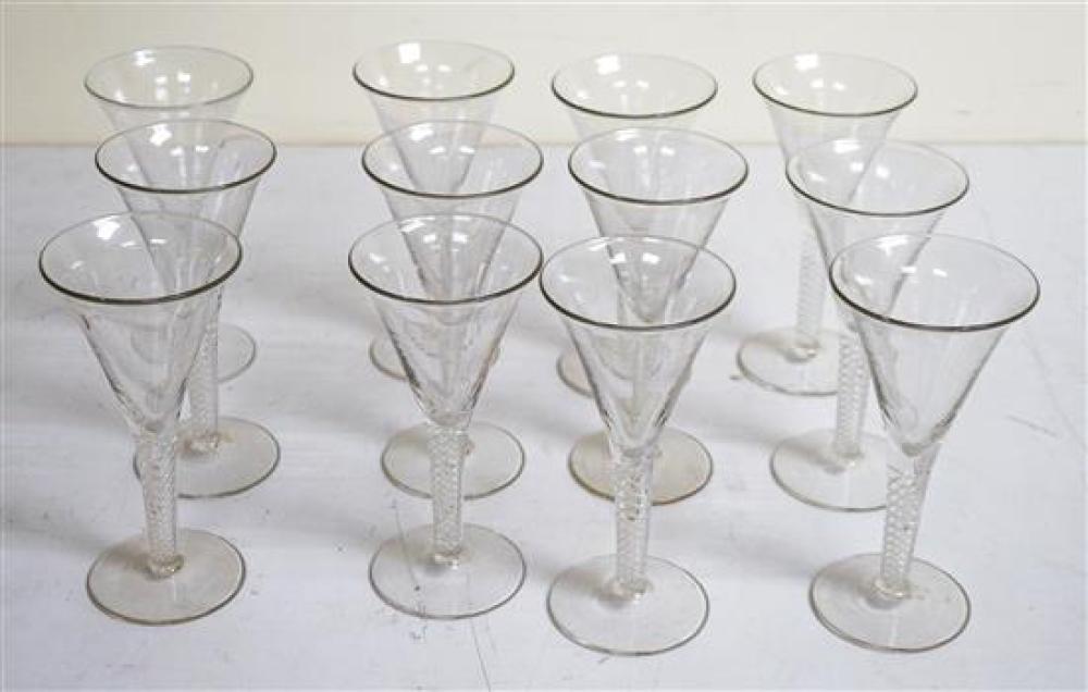 TWELVE AIR TWIST GLASS STEM WINESTwelve