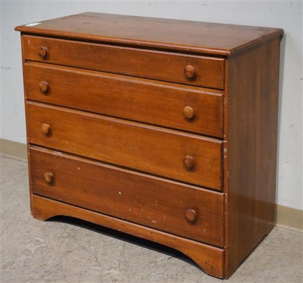 MAPLE CHEST OF DRAWERS, HEIGHT: