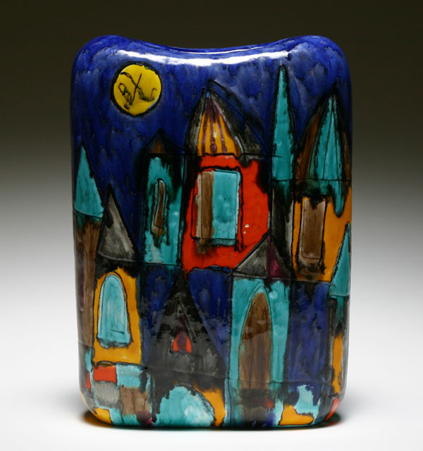 Schiavon Italian abstract art pottery 501e2