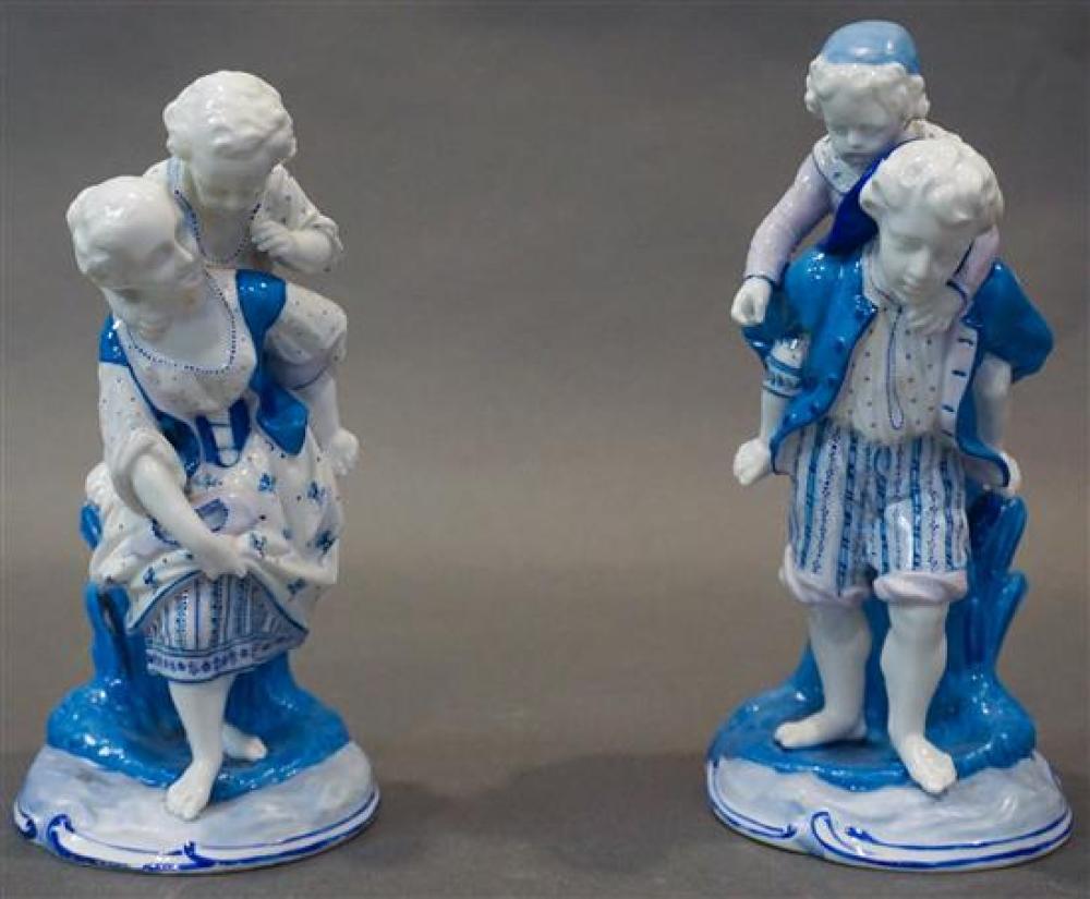 TWO EUROPEAN PORCELAIN FIGURAL 321320