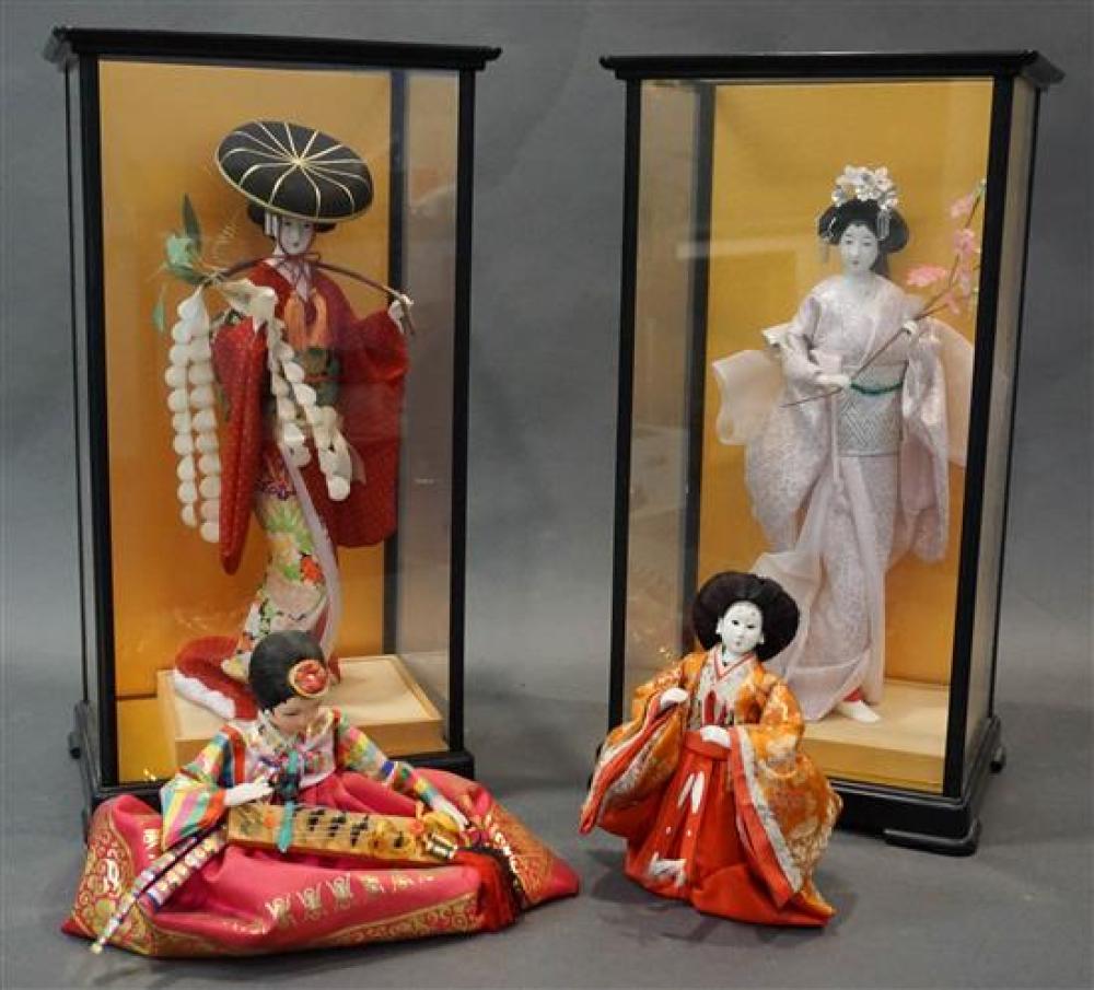 COLLECTION OF FOUR JAPANESE DOLLSCollection 321366