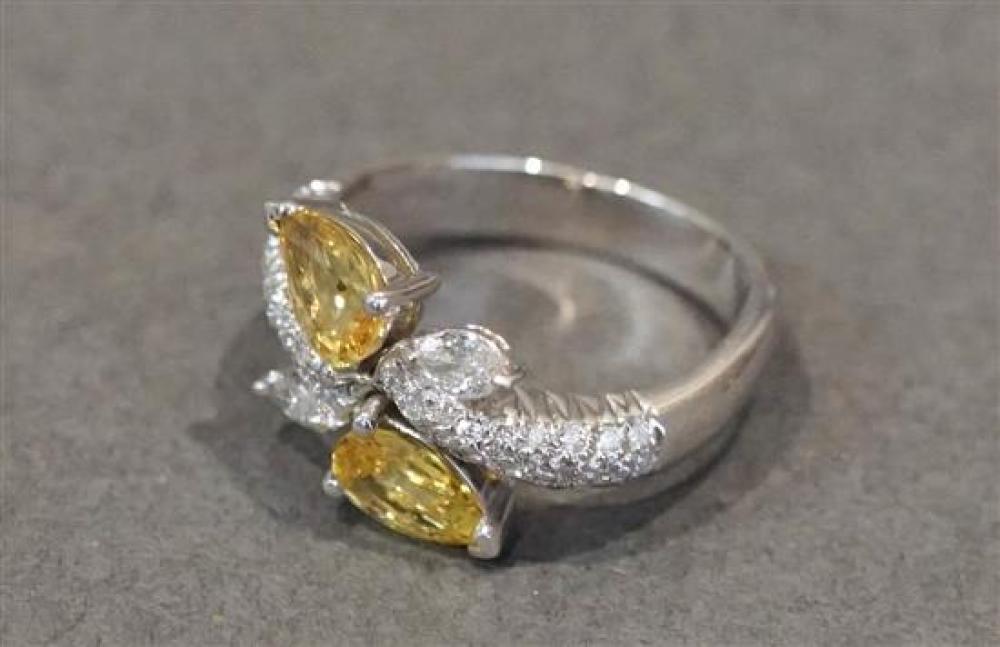 PLATINUM YELLOW SAPPHIRE APPROX 32137b