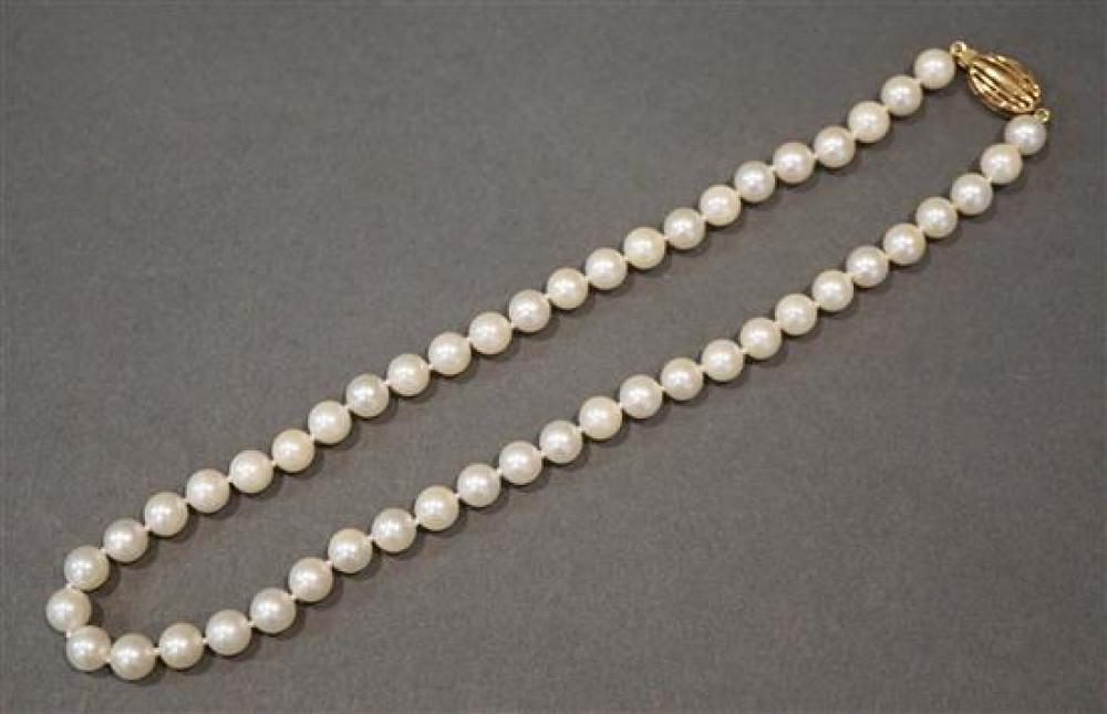 14 KARAT YELLOW GOLD 16-INCH PEARL