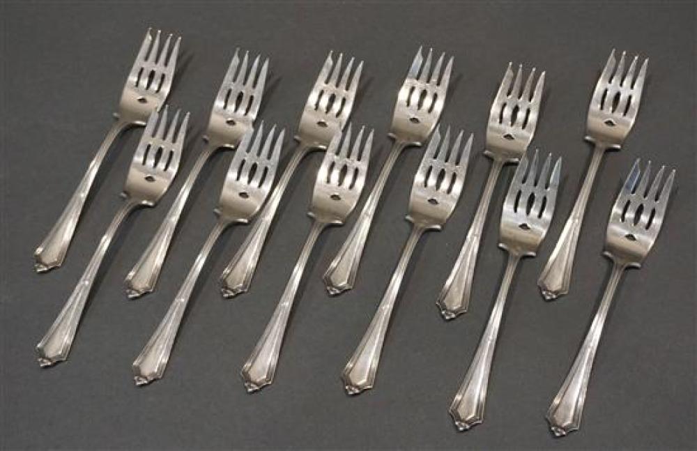 TWELVE GORHAM STERLING SALAD FORKS  3213a5