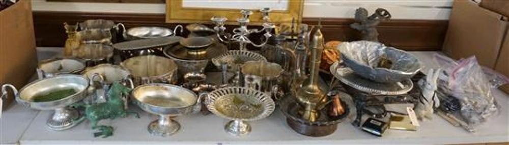 COLLECTION OF SILVER PLATE COPPER 3213de