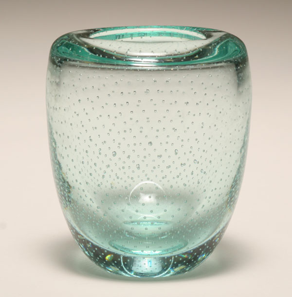 Scandinavian art glass vase possibly