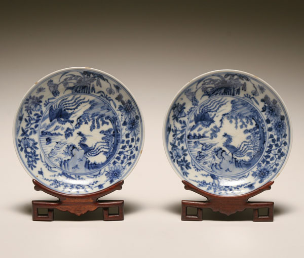 Pair of Chinese Ming dynasty porcelain 5021a