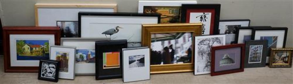 GROUP WITH FRAMED PHOTOGRAPHS AND 3215ec