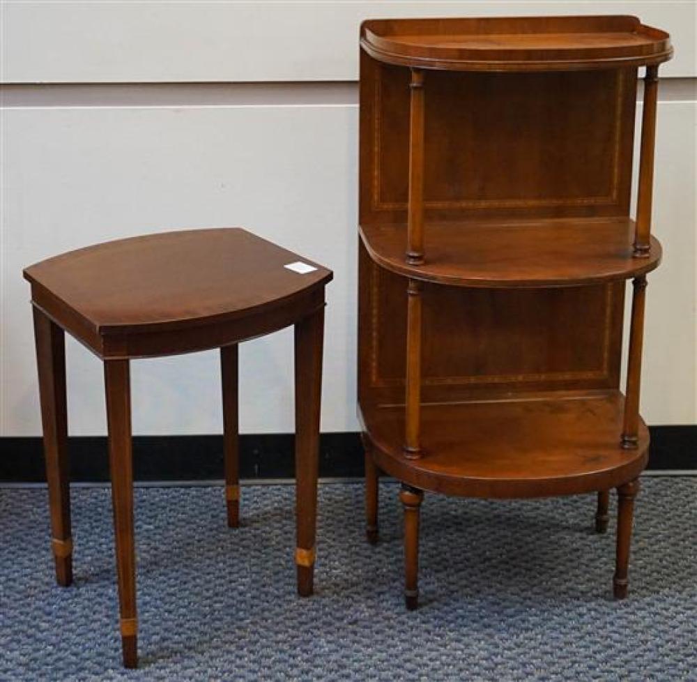 BAKER INLAID MAHOGANY SIDE TABLE