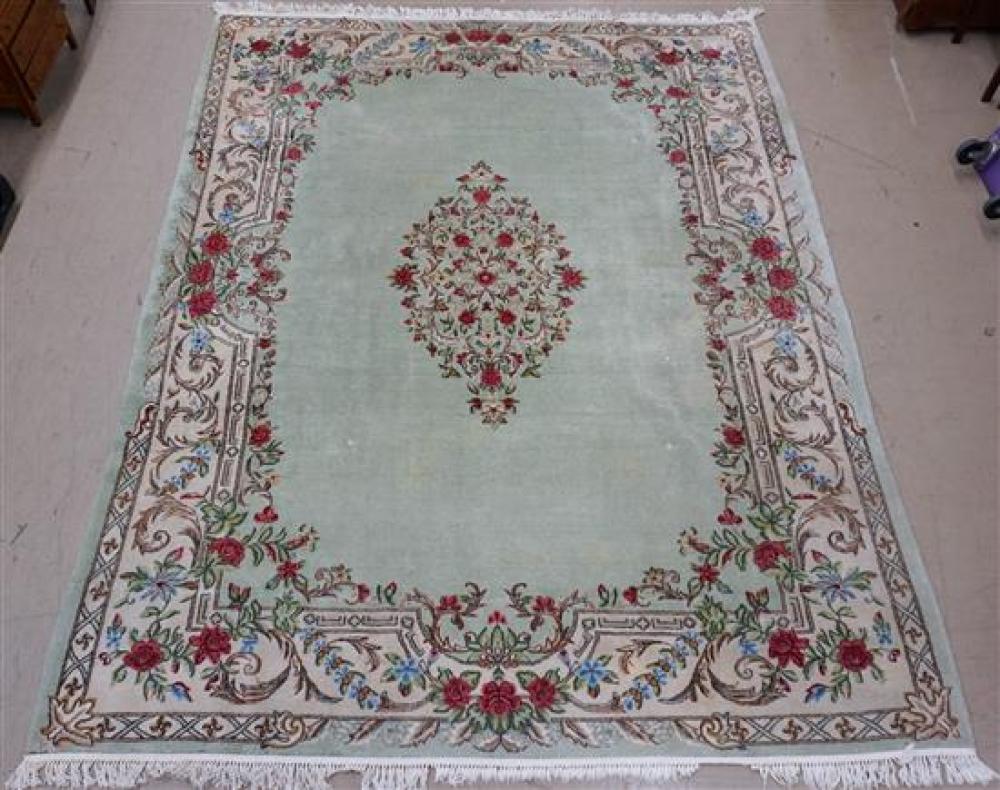 PASTEL KERMAN RUG, 12 FT 1 IN X