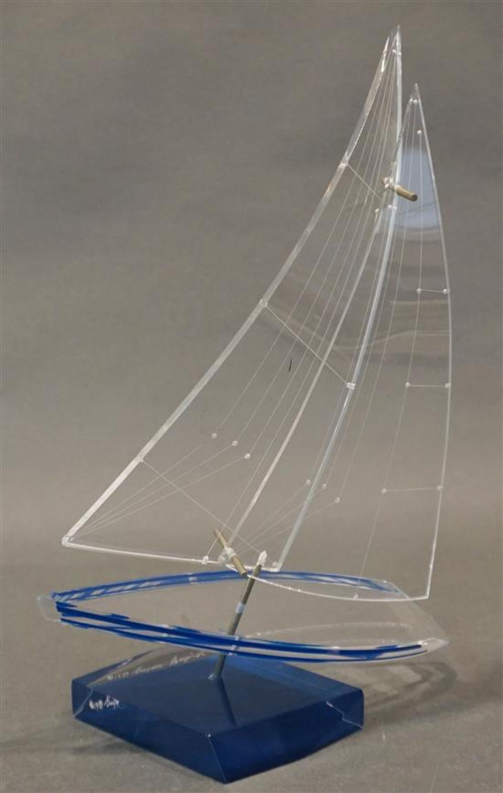 EUGENE BRIGNOLA ACYLIC SAILBOAT 321634