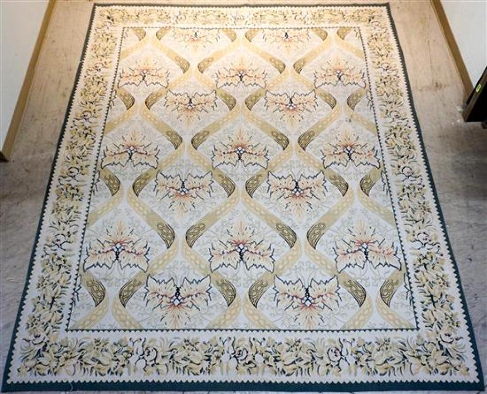 AUBUSSON STYLE RUG 10 FT 6 IN 32163f