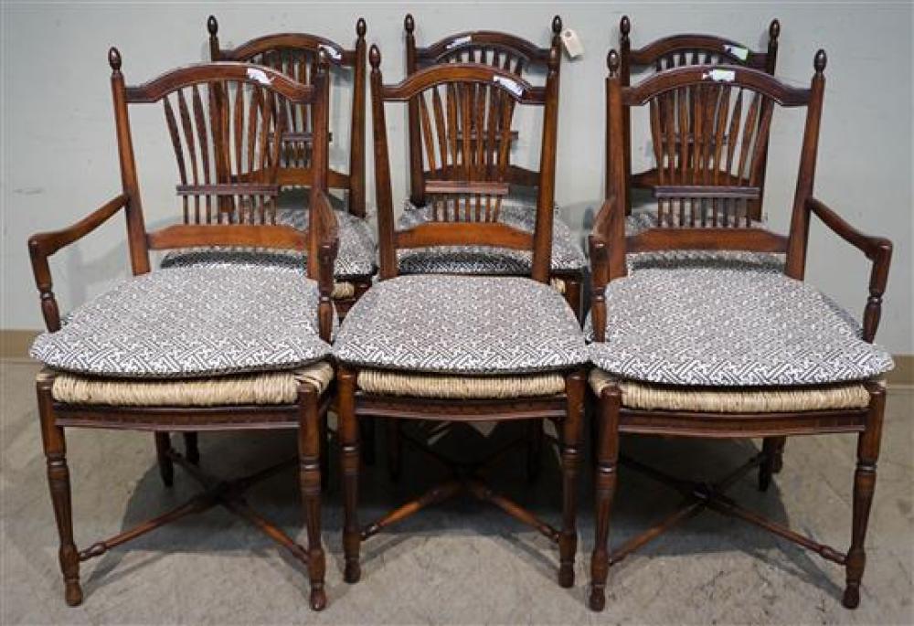 SET WITH SIX EARLY AMERICAN STYLE
