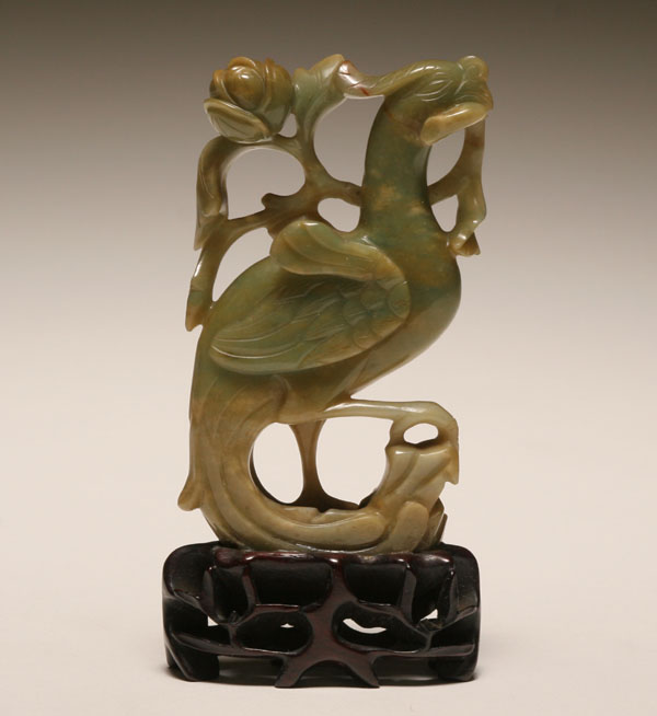 Chinese early 20th century carved jade