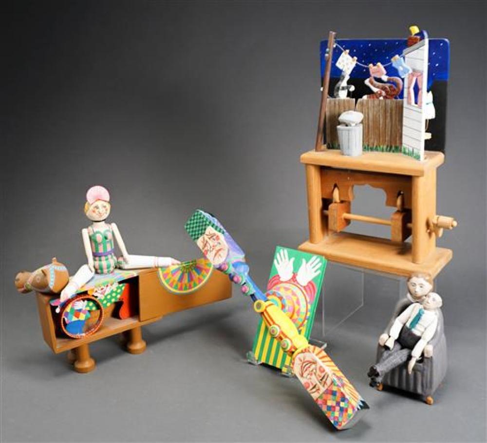 COLLECTION OF FOUR WHIMSICAL FIGURAL