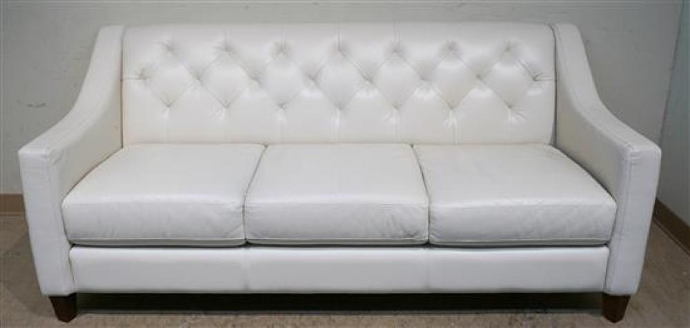 CHATEAUX D AX WHITE LEATHER UPHOLSTERED 321685