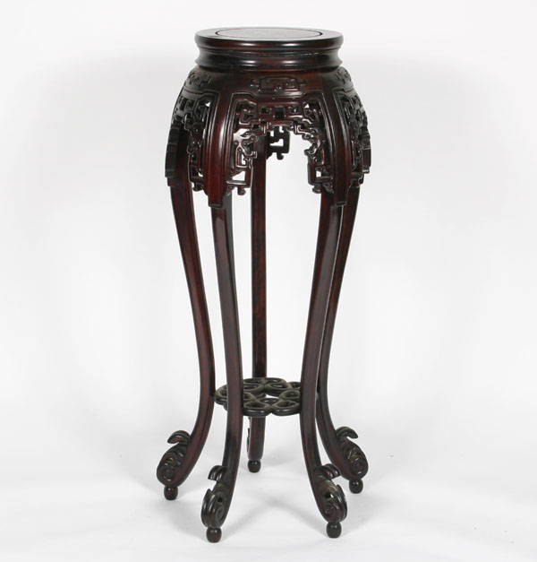 Chinese plant stand intricately 50241