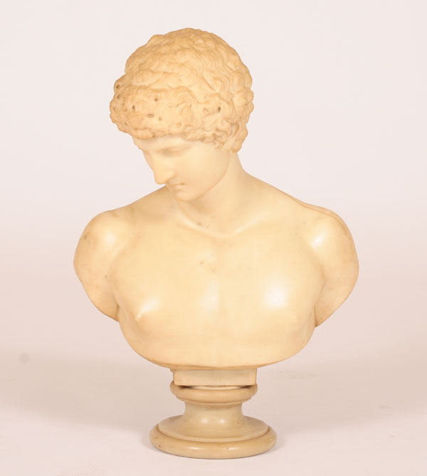 Late 19th century marble bust of