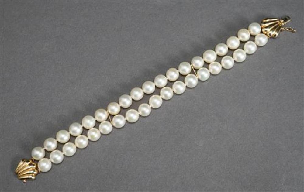 14 KARAT YELLOW GOLD CULTURED PEARL 3216ed