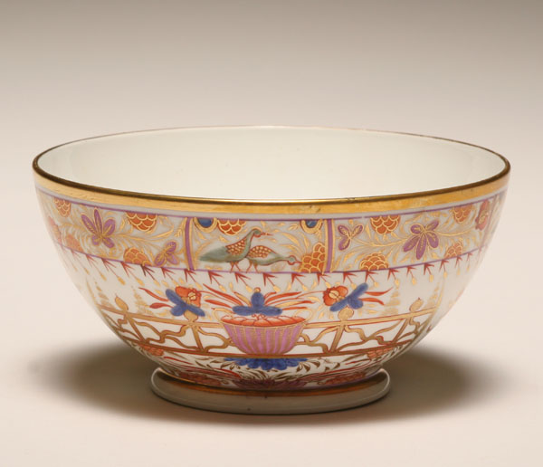 English Spode porcelain waste bowl,