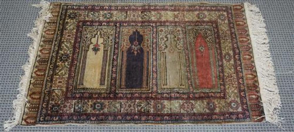 TURKISH MULTI-PRAYER RUG, 4 FT