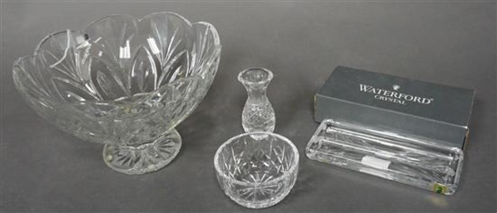 FOUR WATERFORD CRYSTAL ARTICLESFour 3217cd