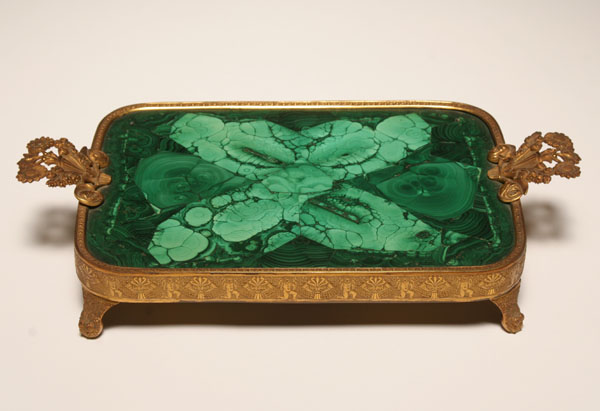 Continental 19th century malachite 50265