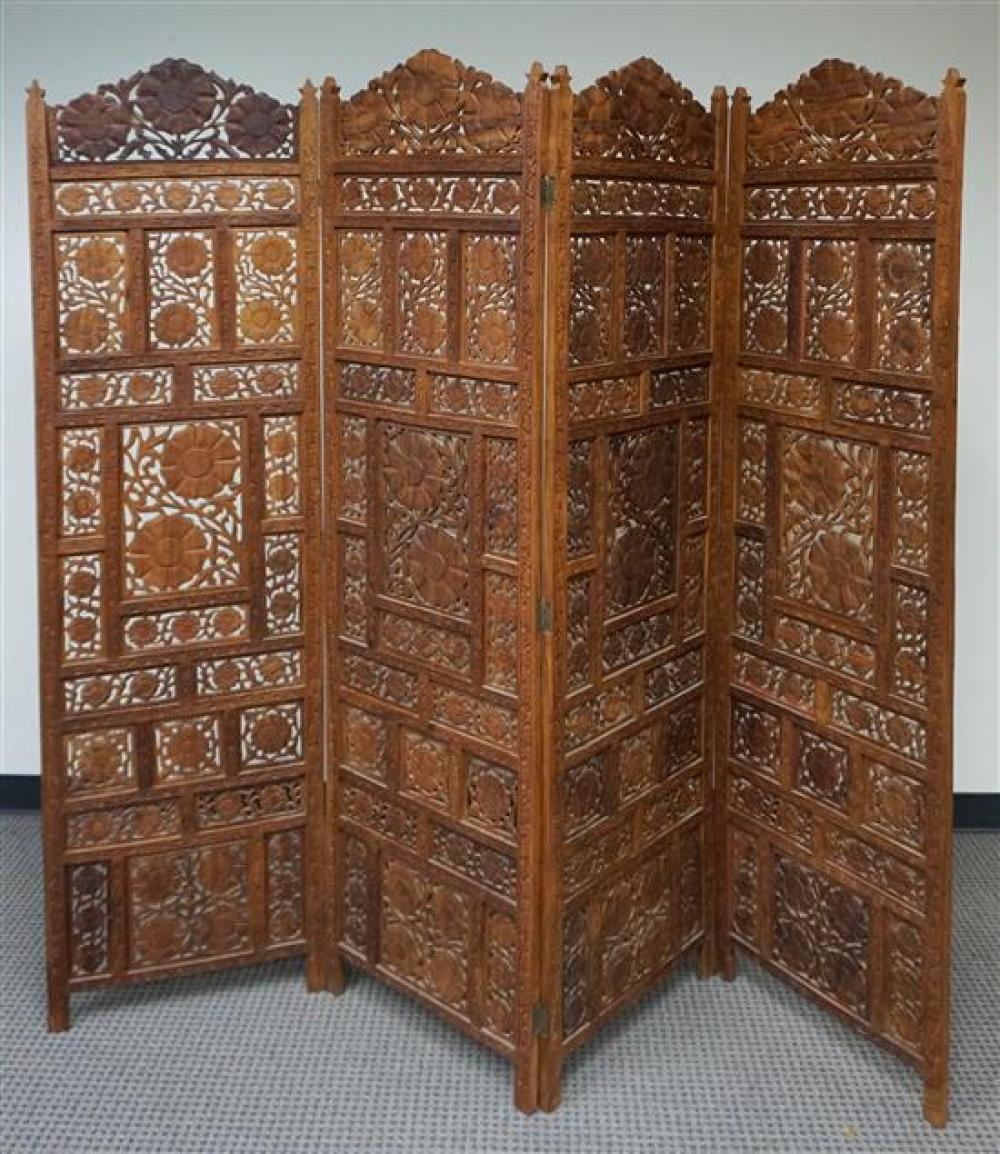 INDIAN CARVED PIERCED HARDWOOD 321846