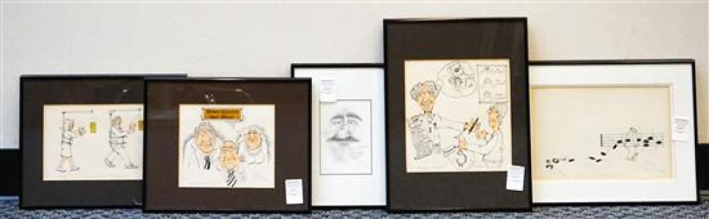 COLLECTION OF FIVE ASSORTED WORKS OF