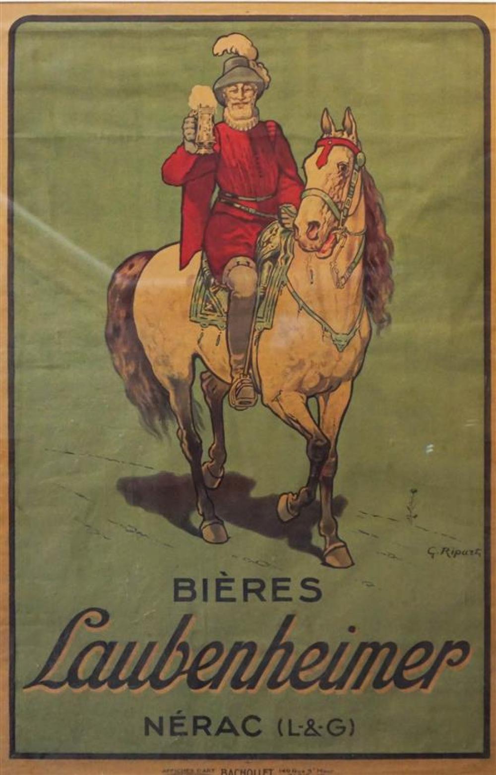 BIERES LAIBENHEIMER POSTER, 52