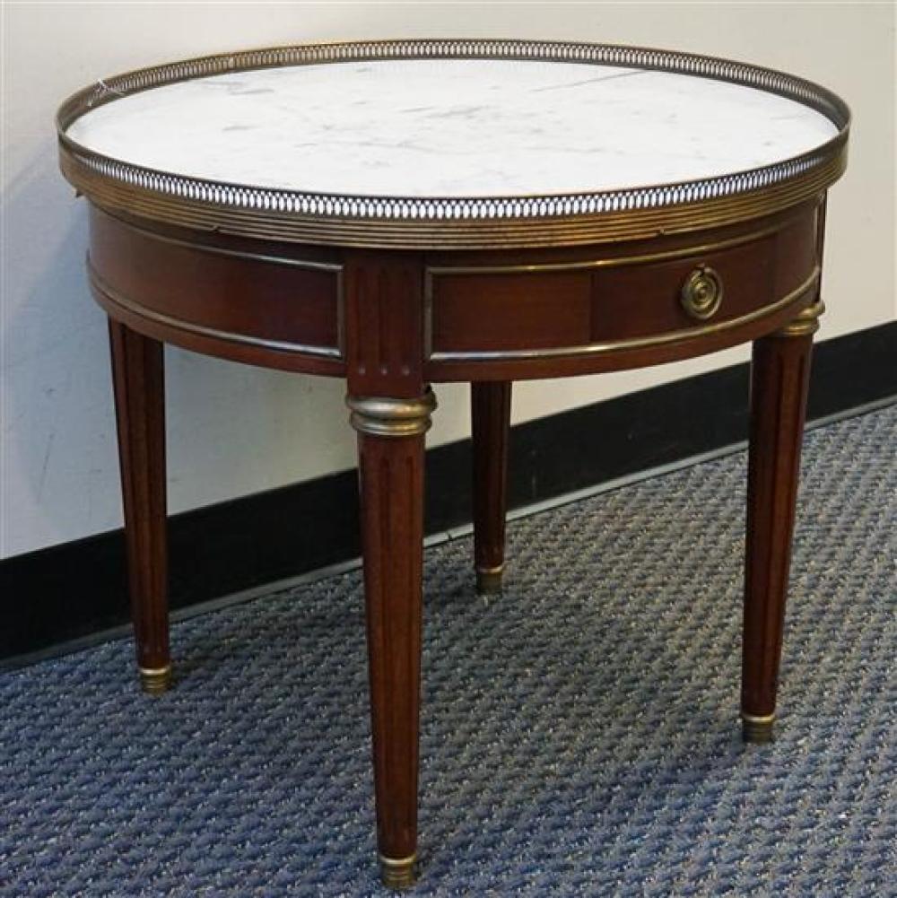 LOUIS XVI STYLE FRUITWOOD MARBLE 32197d