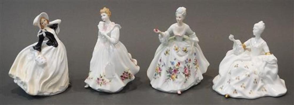 FOUR ROYAL DOULTON PORCELAIN FIGURINESFour