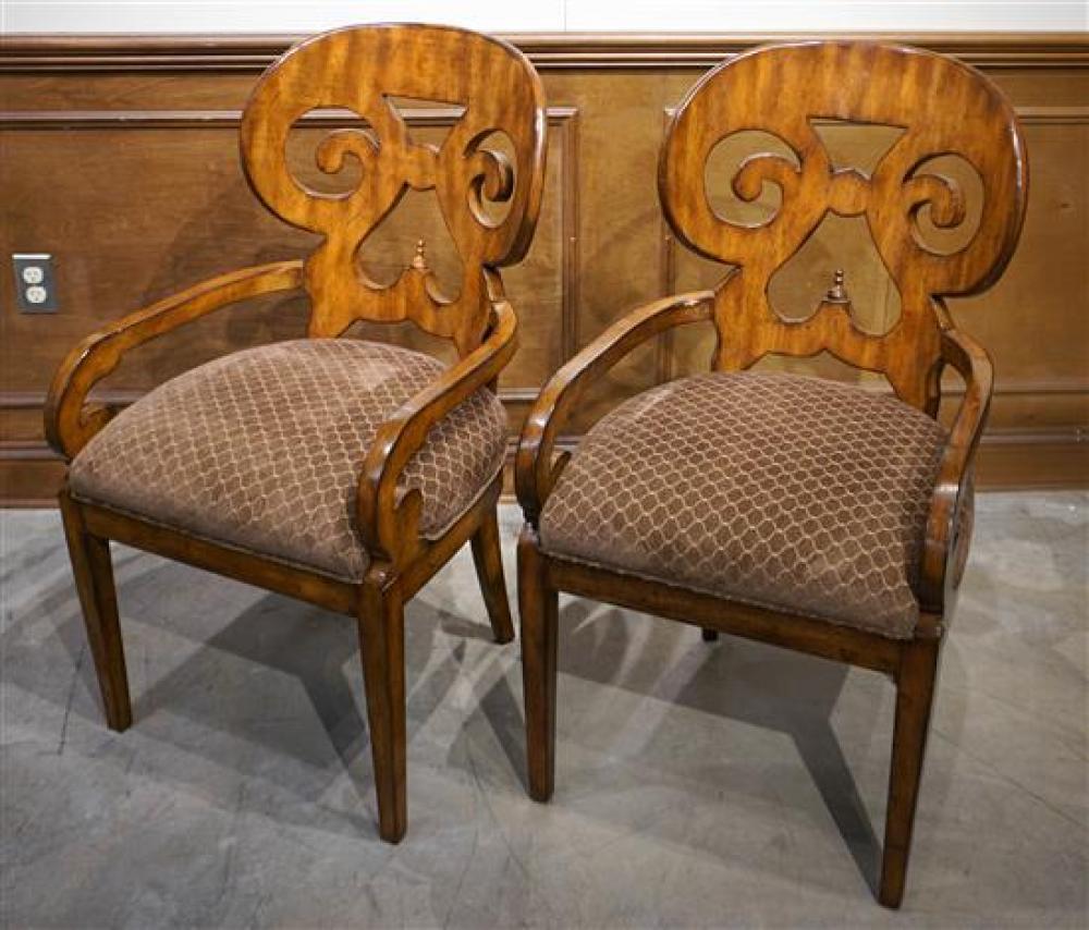 PAIR NEOCLASSICAL STYLE FRUITWOOD 3219a2