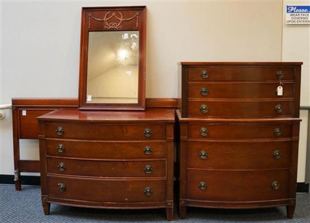 FEDERAL STYLE MAHOGANY CHEST DRESSER 3219ee