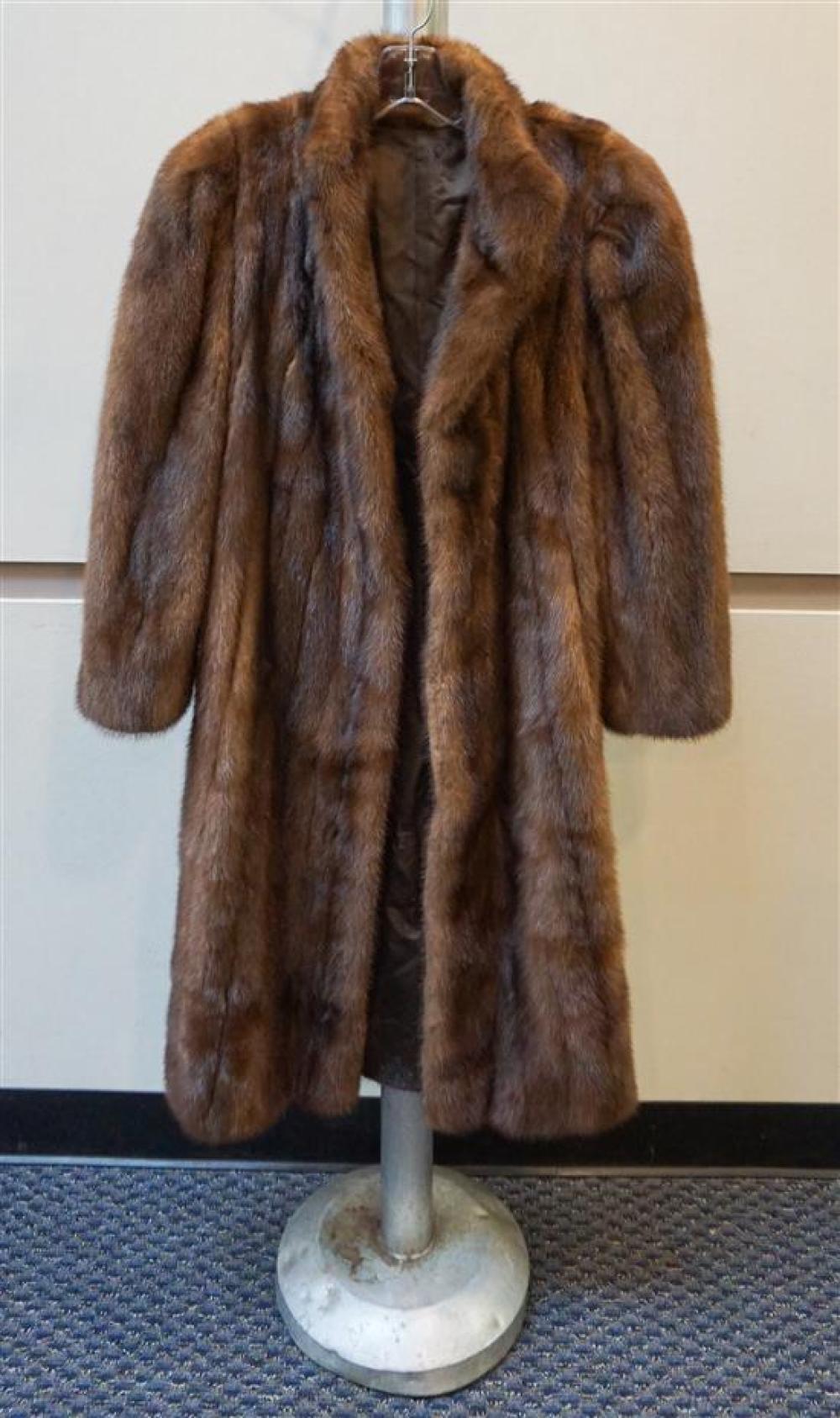 BROWN MINK COATBrown Mink Coat,